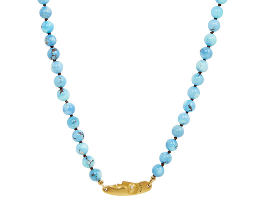 Alex Sepkus Kazakhstan Turquoise Big Sleep Beaded Necklace