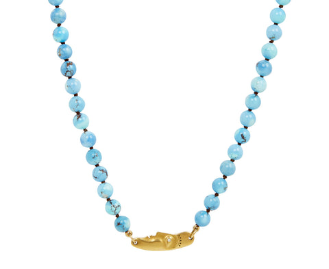 Alex Sepkus Kazakhstan Turquoise Big Sleep Beaded Necklace