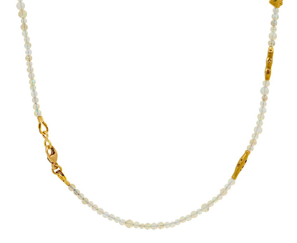 Opal Flora Beaded Necklace