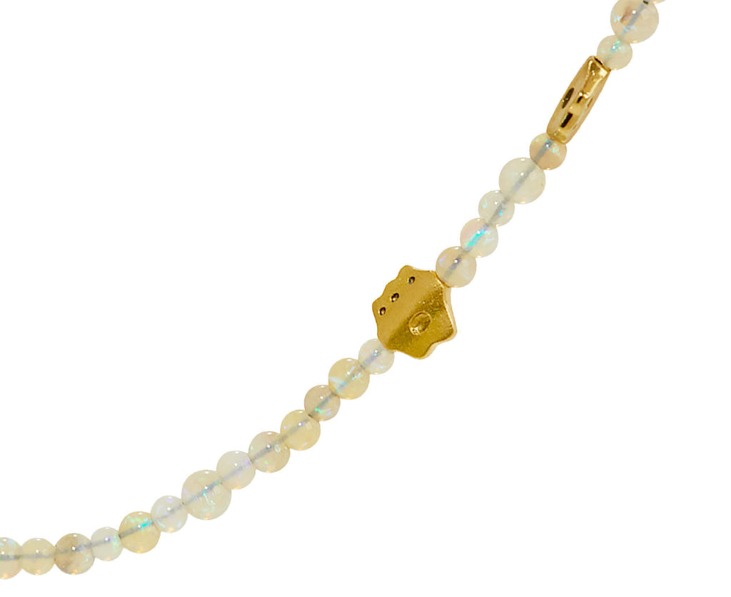 Opal Flora Beaded Necklace
