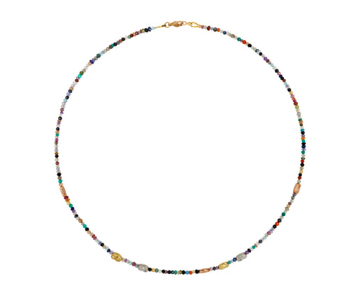 Mixed Bead Nautilus Necklace