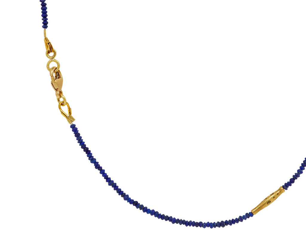 Lapis Flora Beaded Necklace