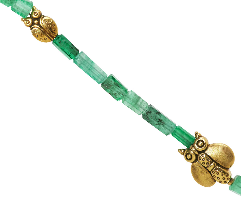 Emerald Fable Animals Beaded Necklace