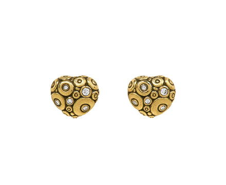 Heart Shaped Stud Earrings