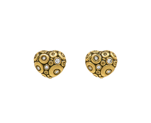 Heart Shaped Stud Earrings