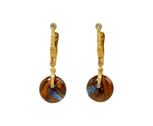 Boulder Opal Sticks and Stones Earrings