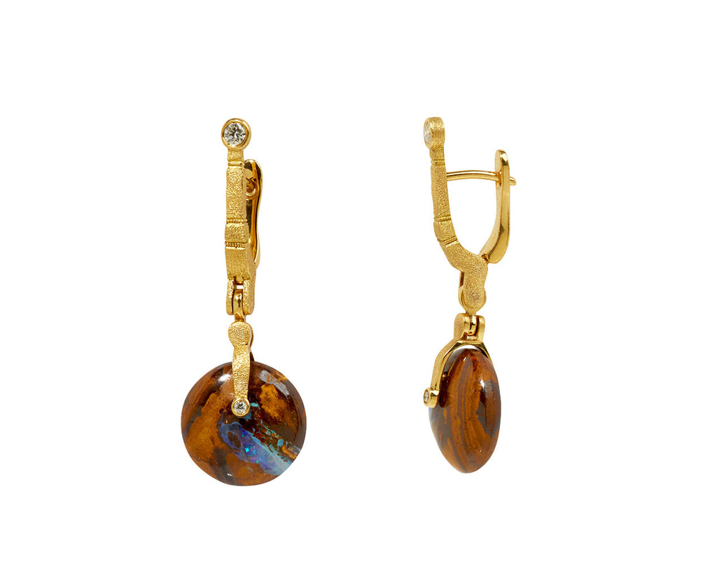 Boulder Opal Sticks and Stones Earrings