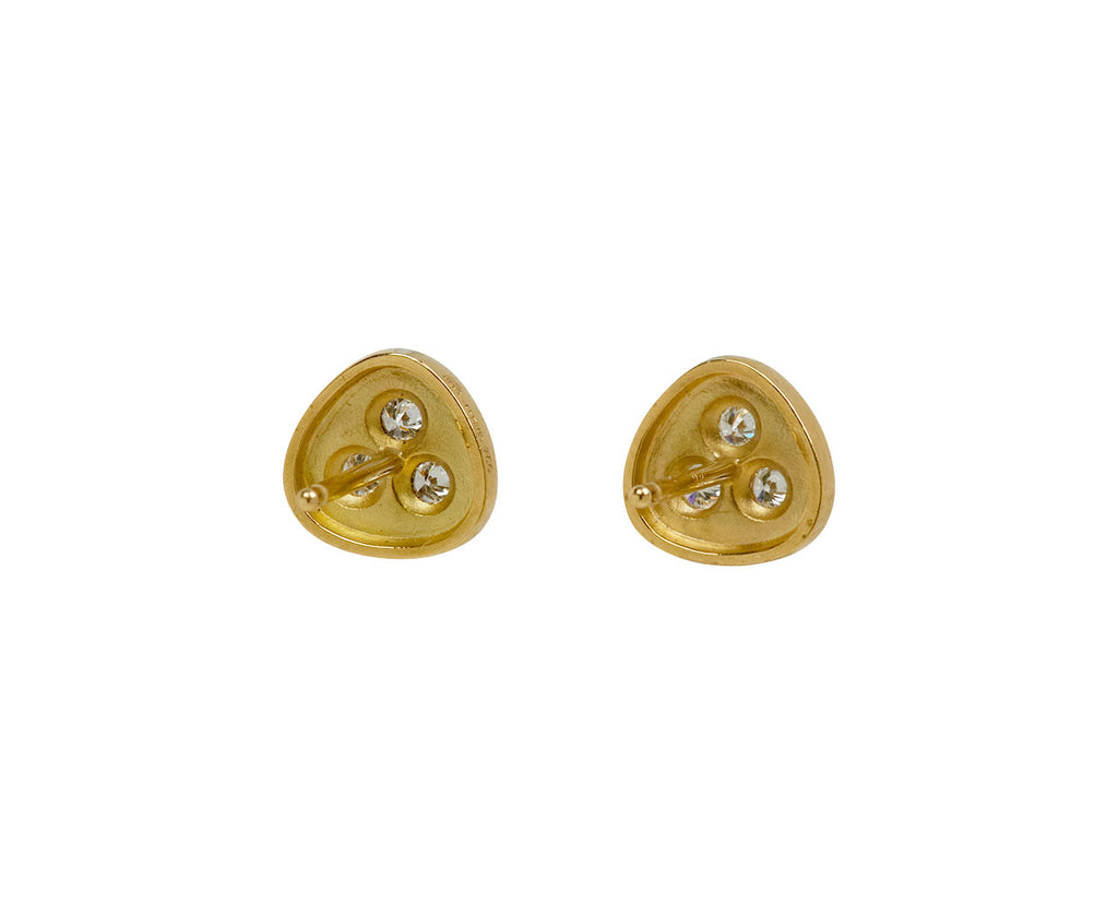 Alex Sepkus Swirling Water Diamond Stud Earrings - back