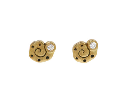Diamond Flora Stud Earrings