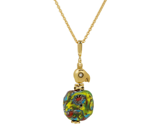 Fable Animals and Strange Characters Ancient Roman Bead Pendant Necklace