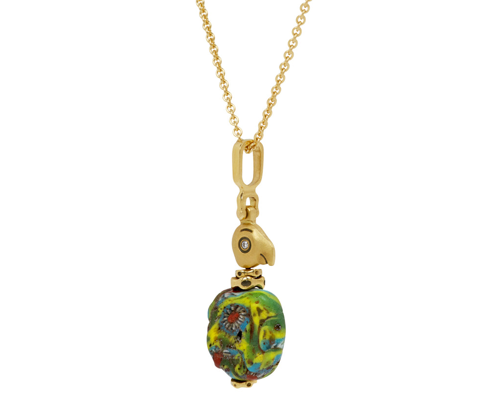 Fable Animals and Strange Characters Ancient Roman Bead Pendant Necklace
