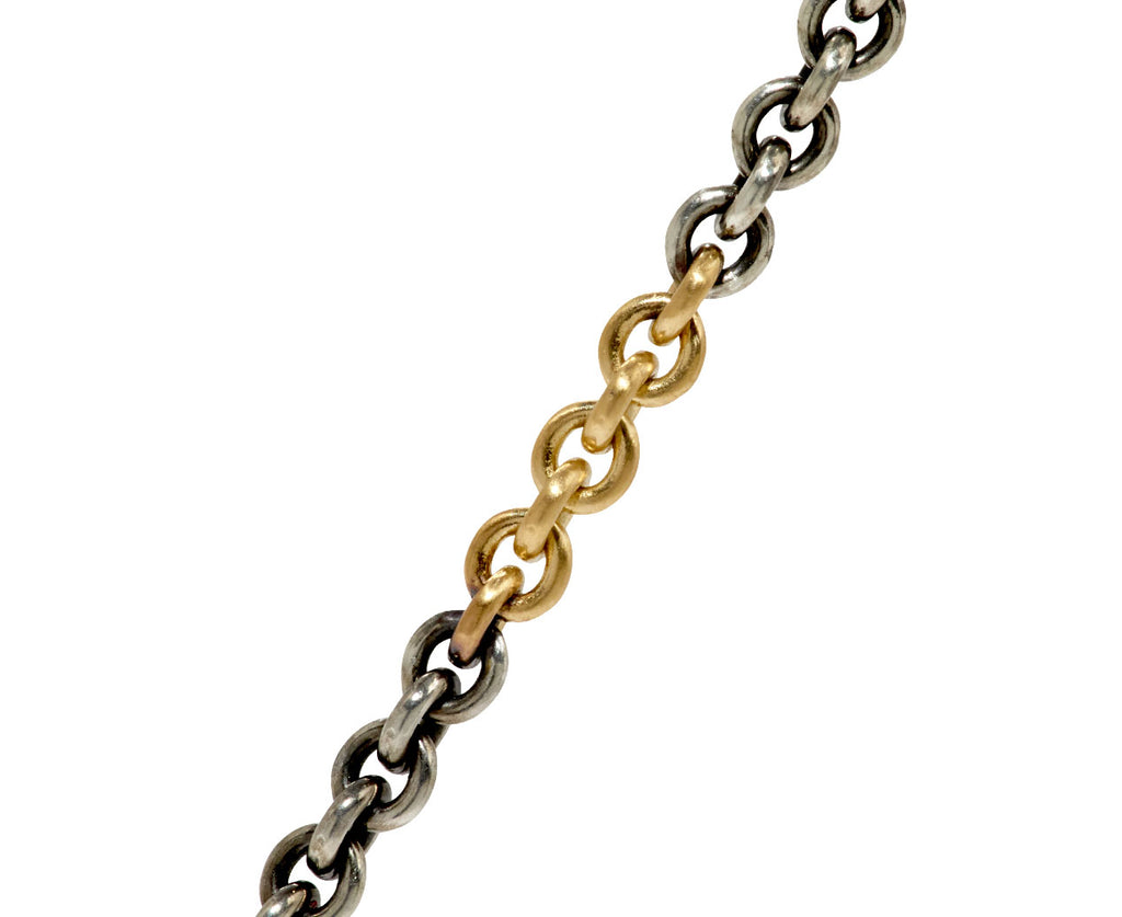 Diamond Bead Vario Clasp Chain Necklace