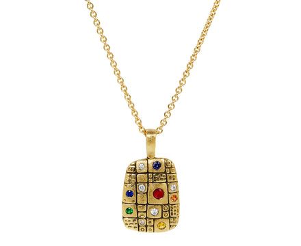 Rainbow Old Pathway Pendant Necklace