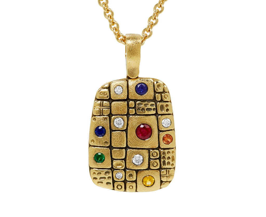 Rainbow Old Pathway Pendant Necklace