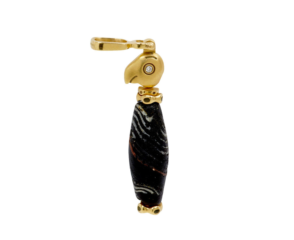 Alex Sepkus Ancient Roman Bead Fable Animals Pendant ONLY - closeup