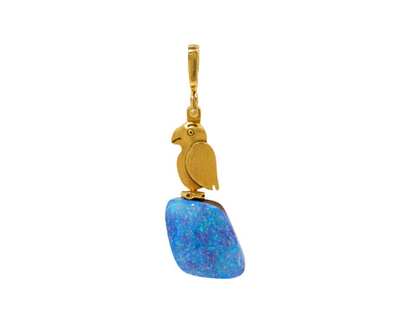 Winton Boulder Opal Fable Animals Pendant ONLY