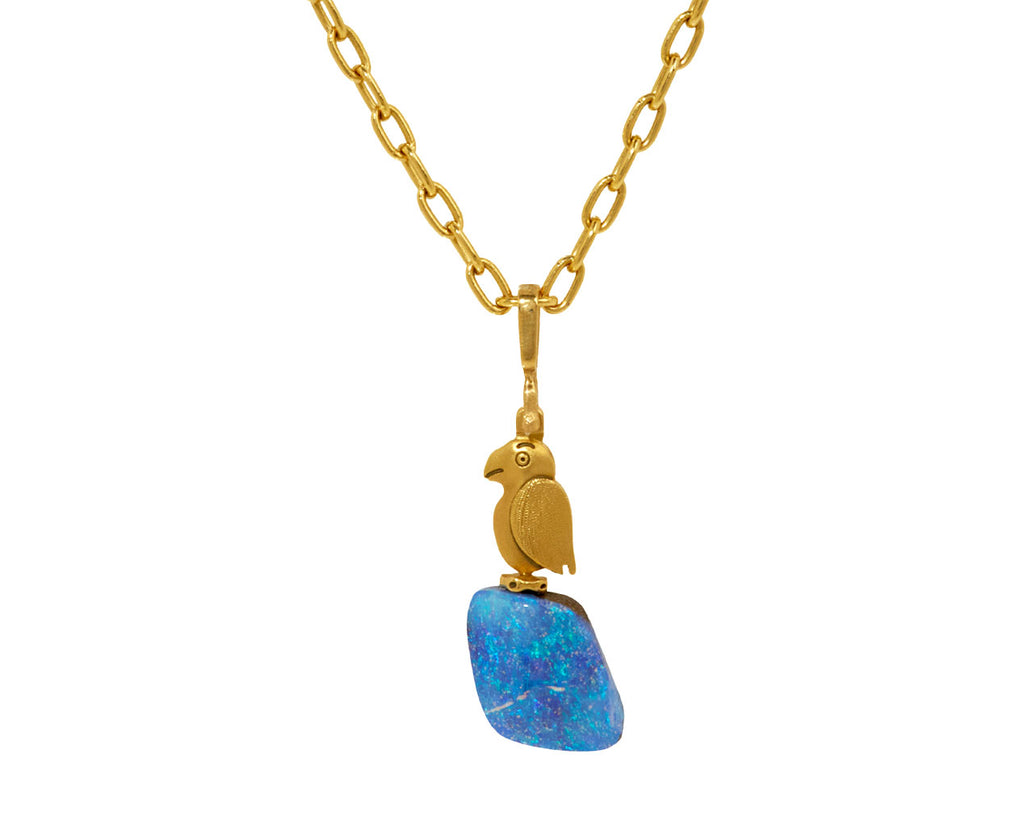 Winton Boulder Opal Fable Animals Pendant ONLY