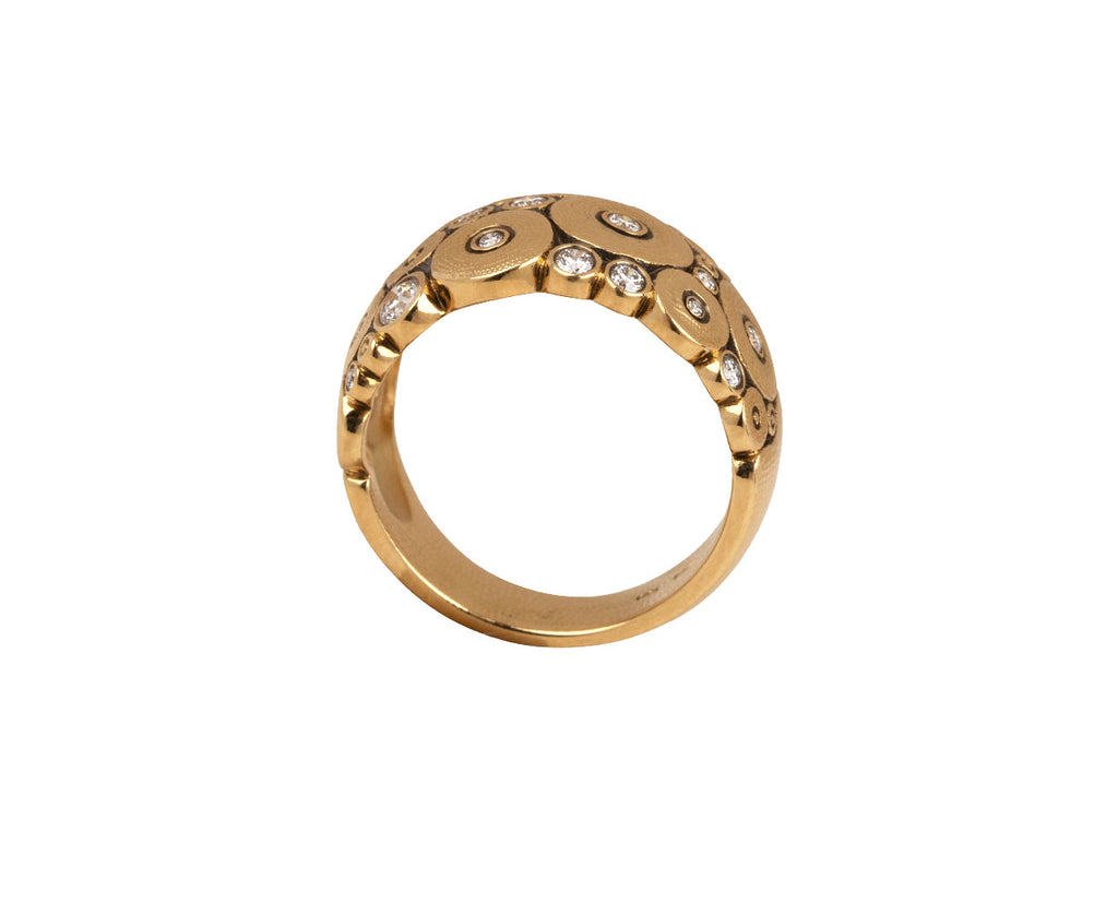 White Diamond Ocean Ring