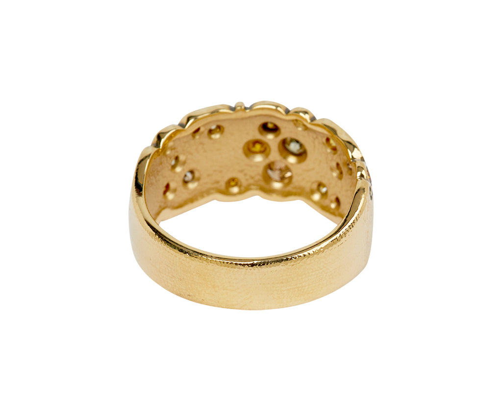 Diamond Swirling Water Ring