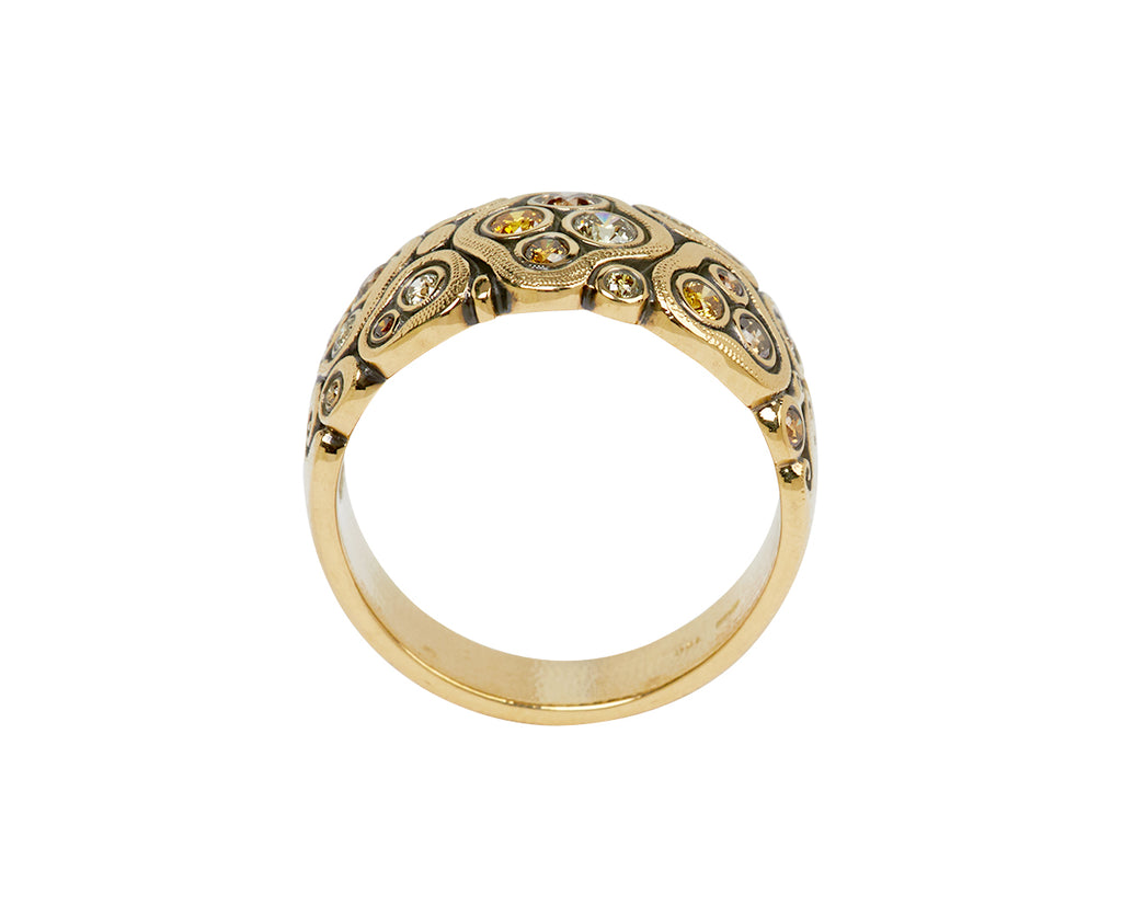 Diamond Swirling Water Ring