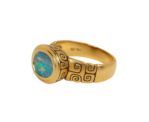 Boulder Opal "J's Garden" Ring