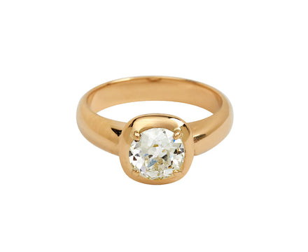 Single Stone Old European Cut Diamond Cori Ring