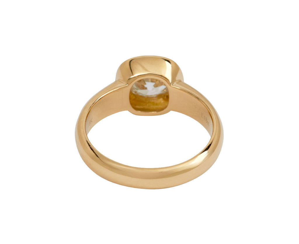 Single Stone Old European Cut Diamond Cori Ring - back