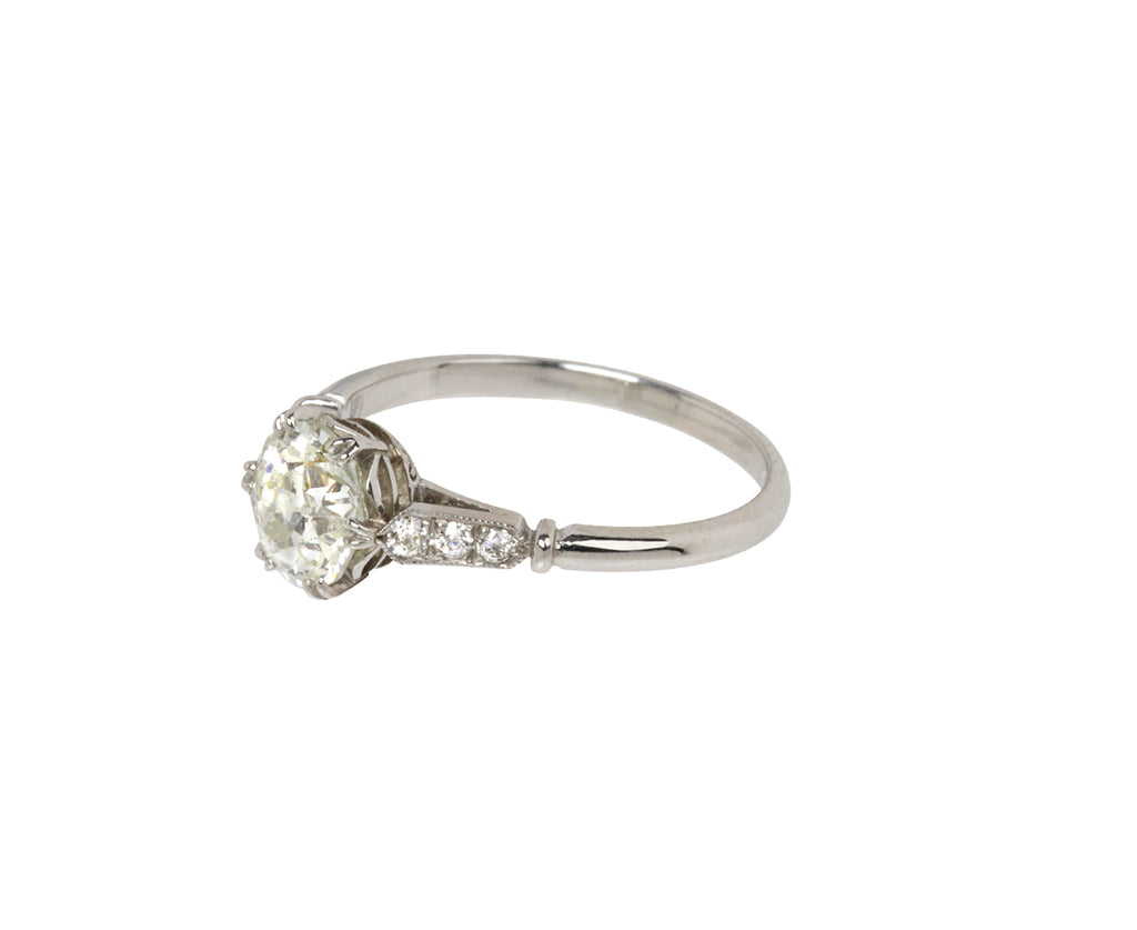 Old European Cut Carmen Diamond Solitaire
