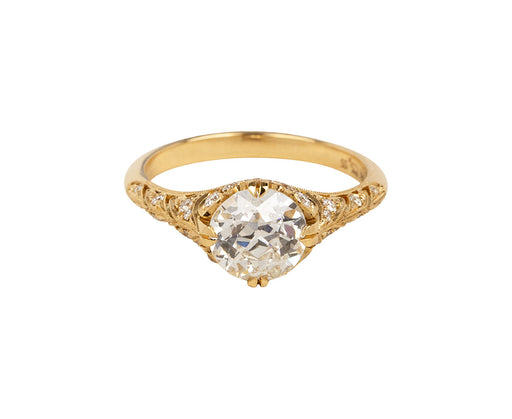 Old European Cut Diamond Charlotte Ring