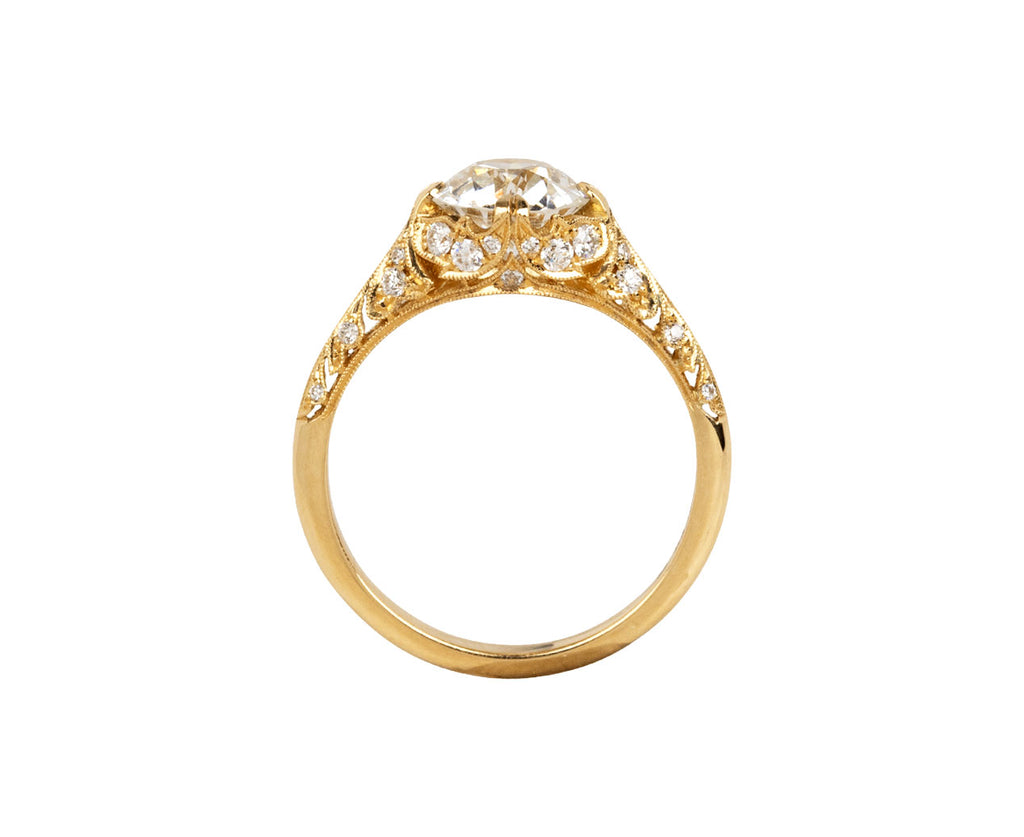 Old European Cut Diamond Charlotte Ring