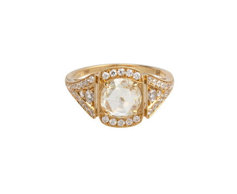 Rose Cut Diamond Chelsea Ring