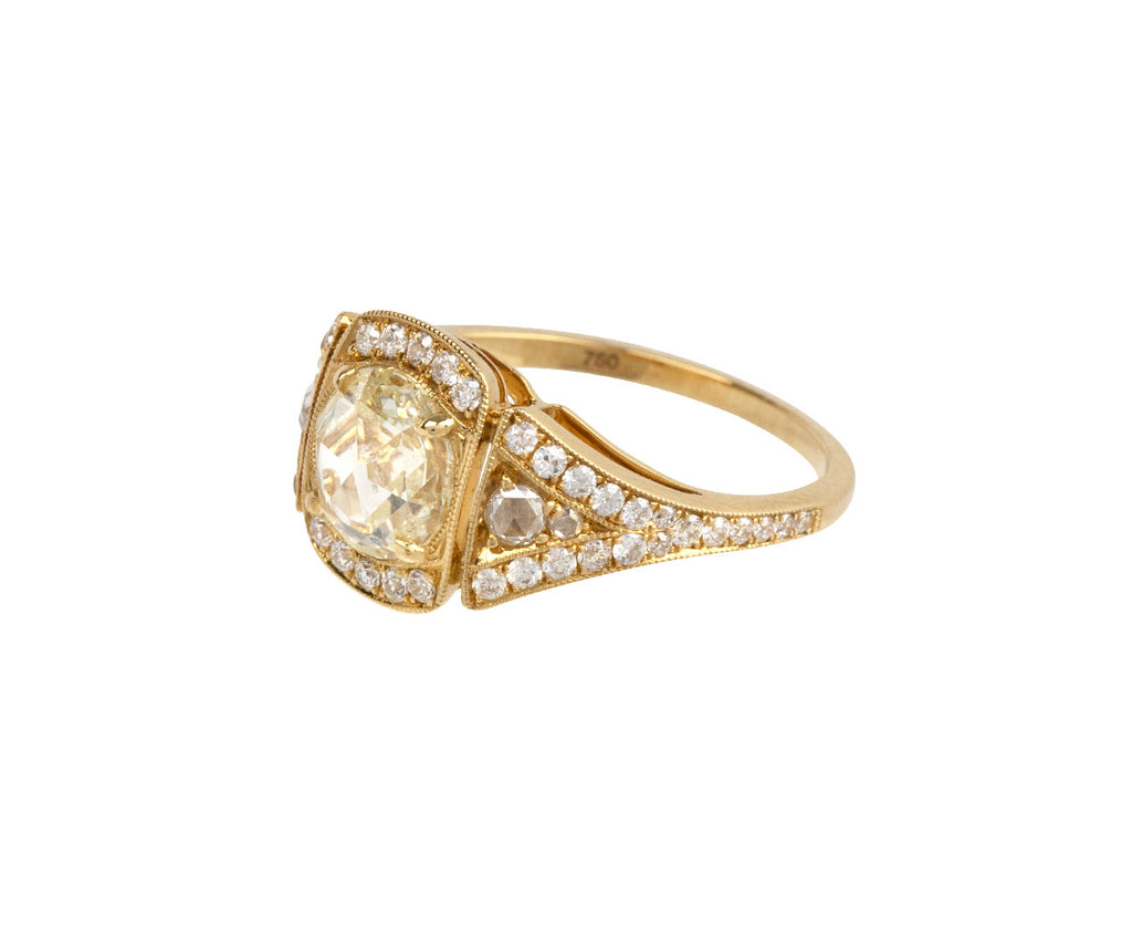 Rose Cut Diamond Chelsea Ring
