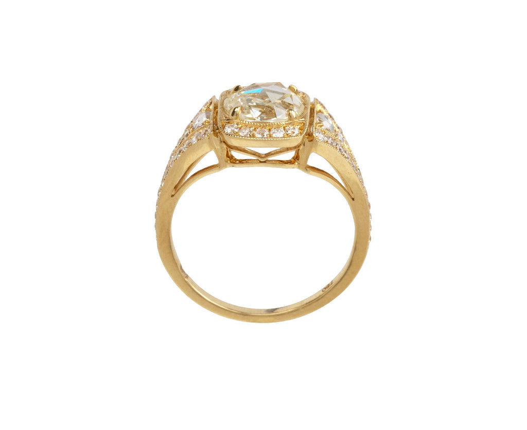 Rose Cut Diamond Chelsea Ring