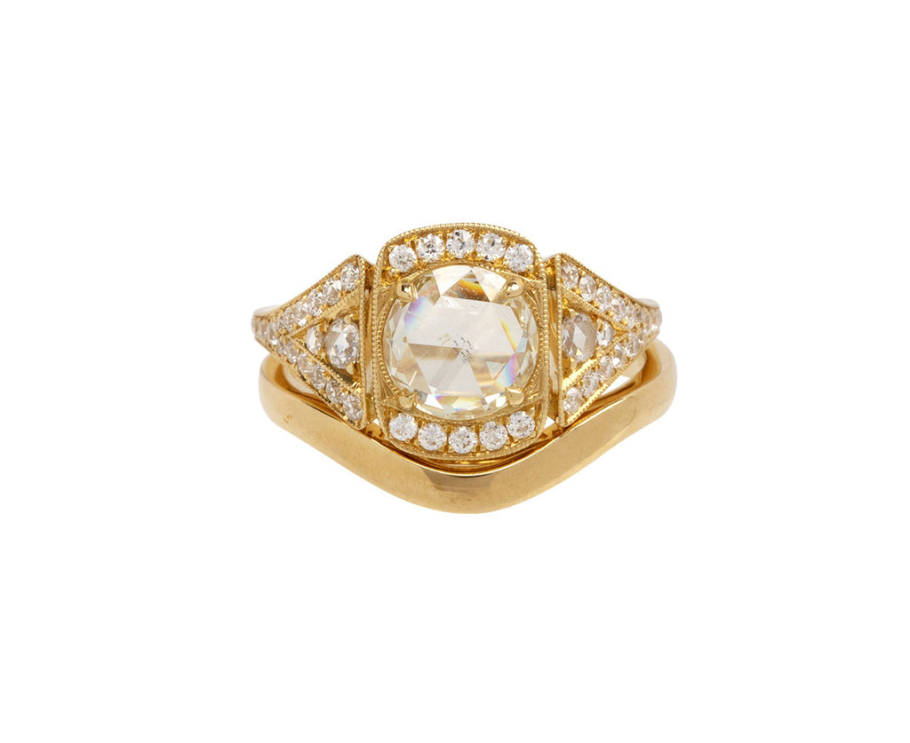 Rose Cut Diamond Chelsea Ring