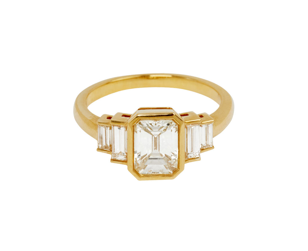 Emerald Cut Caroline Diamond Solitaire - TWISTonline 