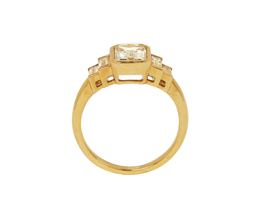 Emerald Cut Caroline Diamond Solitaire - TWISTonline 