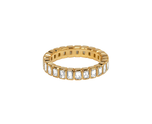 Emerald Cut Athena Band