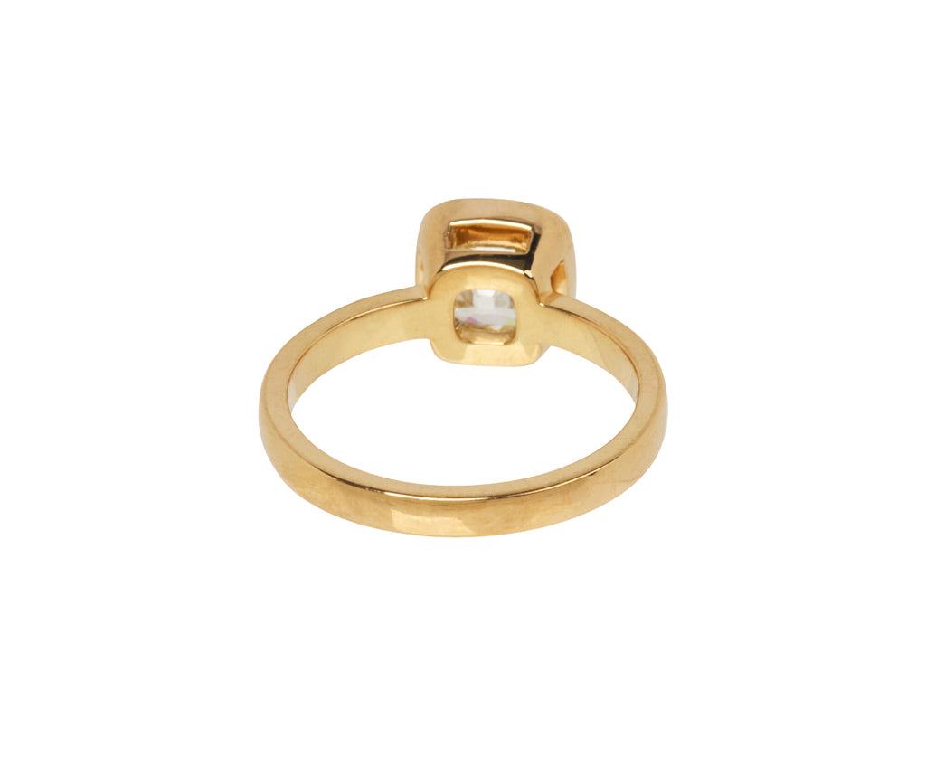 Cushion Cut Diamond Wyler Ring