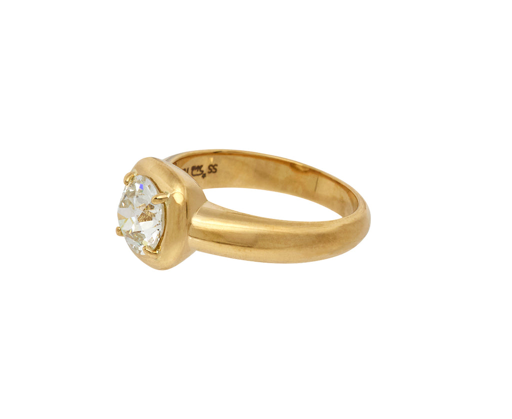 Old European Cut Cori Diamond Solitaire