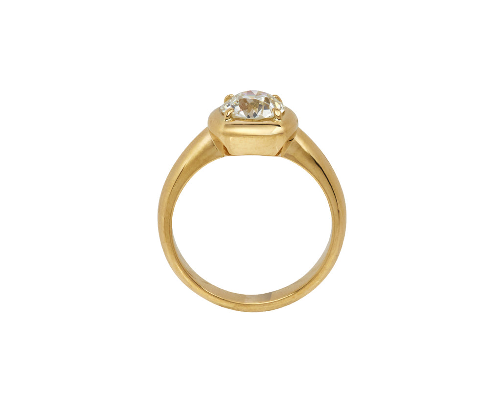 Old European Cut Cori Diamond Solitaire