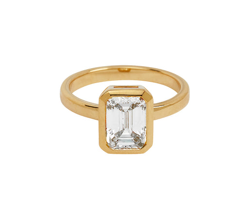Single Stone Old European Cut Diamond Rae Ring