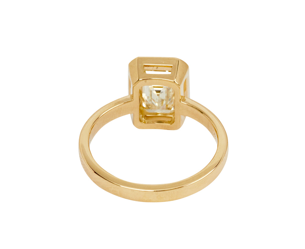 Single Stone Old European Cut Diamond Rae Ring - back