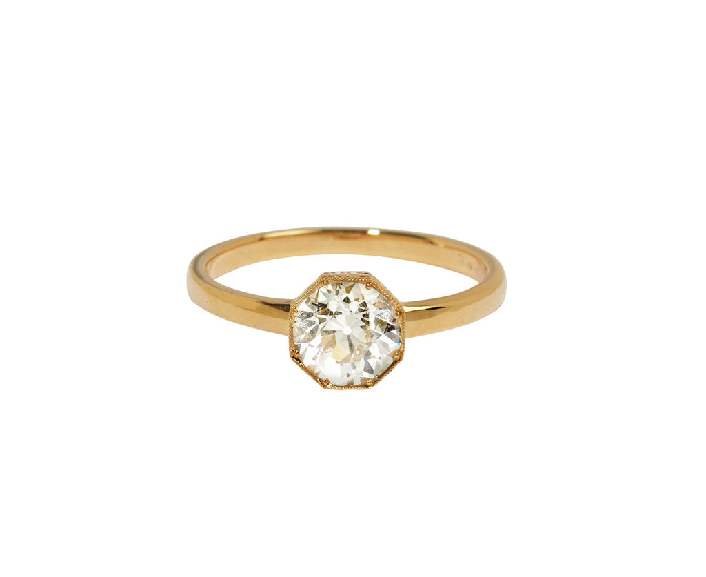 Diamond Emerson Engraved Ring