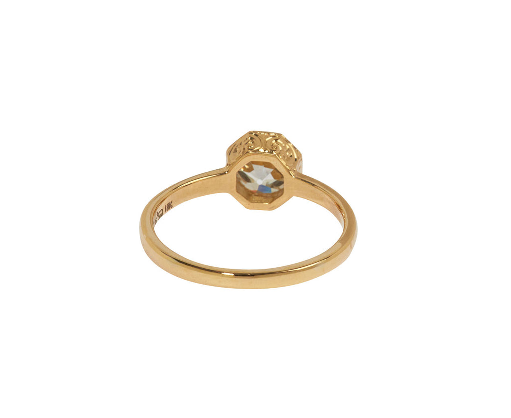 Diamond Emerson Engraved Ring