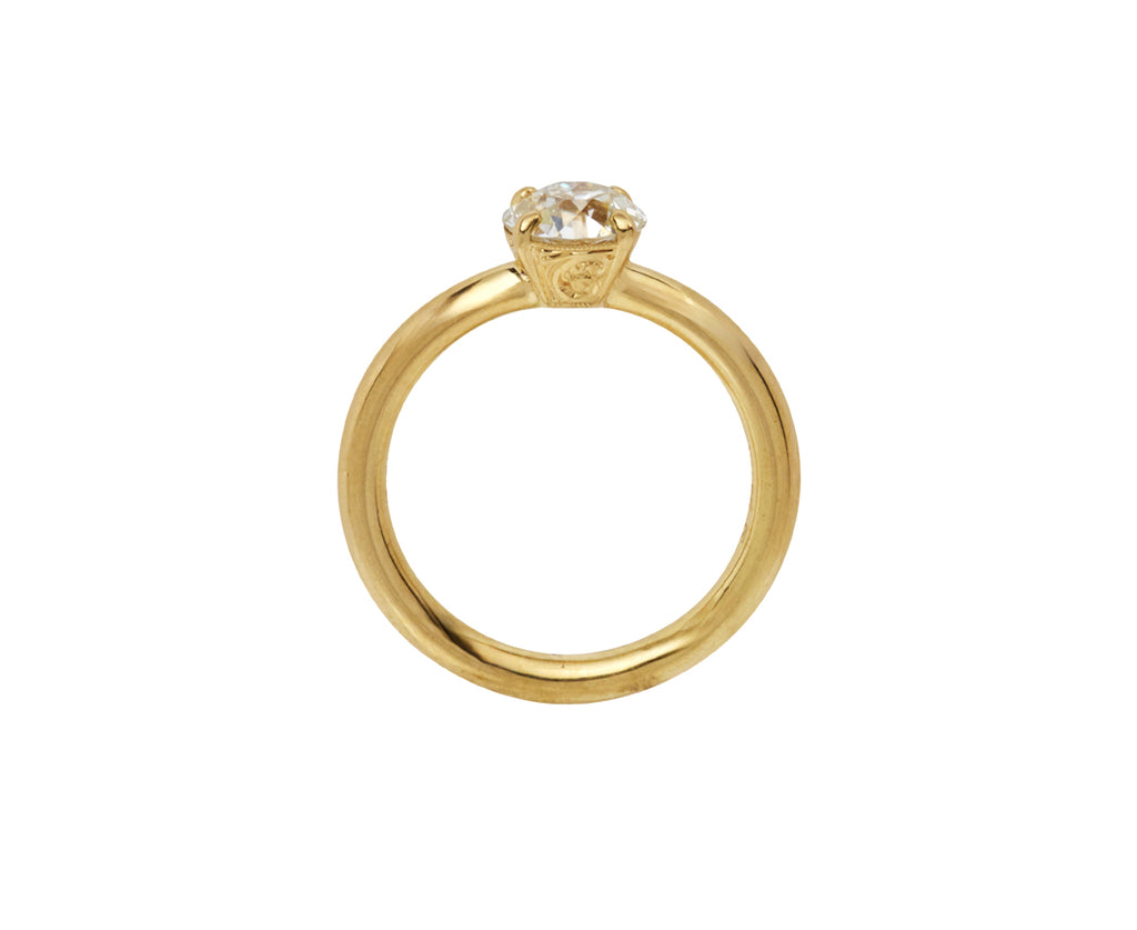 Old European Cut Demi Diamond Solitaire