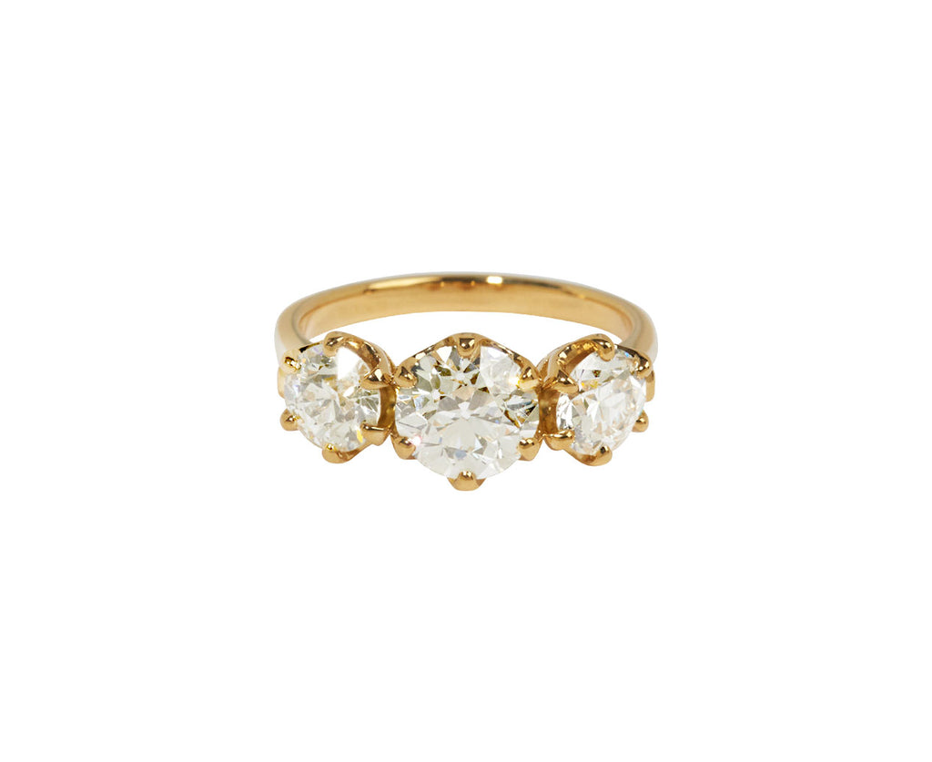Three Stone Gia Ring