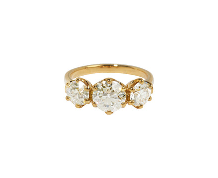 Three Stone Gia Ring