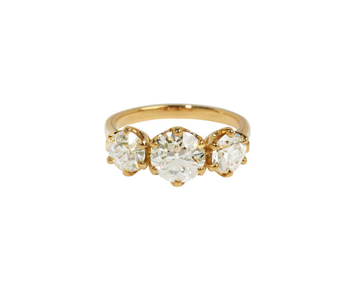 Three Stone Gia Ring