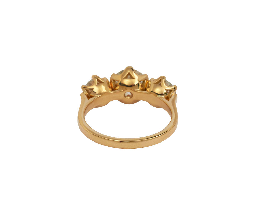 Three Stone Gia Ring