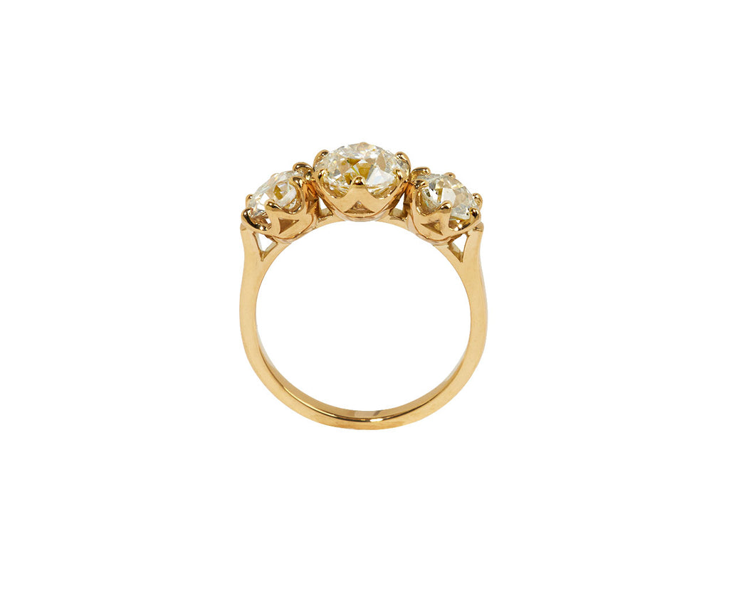 Three Stone Gia Ring